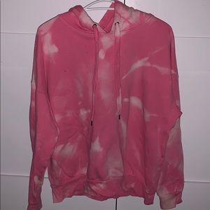 pink tie dye sweat 🌸🎀💗
